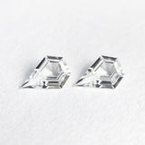 0.30cttw 2pc 4.99x3.49x1.51mm 4.99x3.46x1.52mm Shield Step Cut Sapphire Matching Pair 22803-01