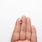 1.51ct 9.05x6.42x3.93mm SI2 Fancy Grey Oval Brilliant 22828-01