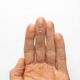 0.84ct 10.37x3.99x1.38mm Rectangle Portrait Cut Sapphire 22881-01