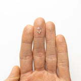 0.88ct 8.81x6.23x1.66mm Kite Portrait Cut Sapphire 22882-01