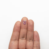 0.71ct 7.72x7.02x1.29mm Shield Portrait Cut Sapphire 22891-01