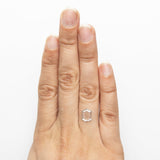 1.01ct 8.86x7.07x1.38mm Hexagon Portrait Cut Sapphire 22905-01