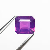 1.53ct 6.61x6.09x3.70mm Cut Corner Rectangle Step Cut Sapphire 23004-01