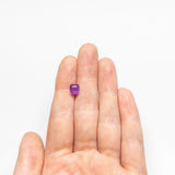 1.53ct 6.61x6.09x3.70mm Cut Corner Rectangle Step Cut Sapphire 23004-01