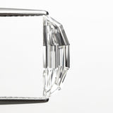 0.93ct 13.23x4.27x2.05mm GIA VS2 D Geo Half Moon Step Cut 23035-01