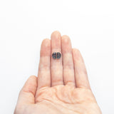 2.31cttw 7.50x5.15x2.49mm 7.53x5.20x2.12mm Half Moon Portrait Cut Sapphire Matching Pair 23041-01