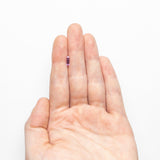 0.38ct 7.51x2.49x1.72mm Baguette Step Cut Sapphire 23127-01