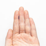 0.34ct 8.57x2.36x1.31mm Rectangle Step Cut Sapphire 23141-01