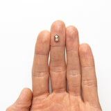 0.84ct 7.53x5.44x2.30mm Hexagon Rosecut 23176-10