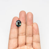 *DAMAGED* D9003 7.83ct 13.85x10.88x6.29mm Oval Brilliant Sapphire 23434-06