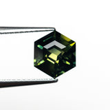 2.36ct 8.54x7.38x4.95mm Hexagon Step Cut Sapphire 25385-01