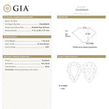 1.18ct 9.16x6.20x2.97mm GIA VVS1 M Pear Brilliant 28022-01