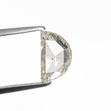 0.91ct 7.91x4.75x2.79mm Half Moon Rosecut 25458-24