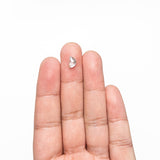 0.91ct 7.91x4.75x2.79mm Half Moon Rosecut 25458-24