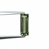 0.85ct 8.45x3.22x2.61mm Rectangle Step Cut Sapphire 25740-03