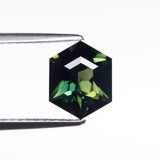 1.51ct 8.20x6.58x3.95mm Hexagon Step Cut Sapphire 26344-02