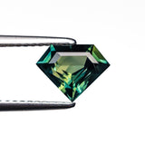 1.30ct 6.72x8.55x3.80mm Shield Step Cut Sapphire 26724-01