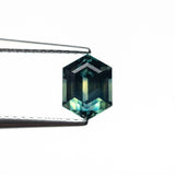 1.44ct 7.21x5.37x4.39mm Hexagon Step Cut Sapphire 26728-01
