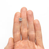 2.50ct 7.64x7.24x4.95mm VVS2 Q-R Carré Cut 🇨🇦 26808-01