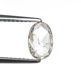 0.86ct 7.87x5.21x2.19mm I2 M Oval Rosecut 27066-05