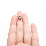 3.25ct 9.54x8.38x4.54mm Hexagon Rosecut 27550-02