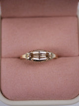 Geo Oval Diamond Signet