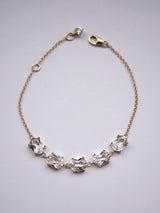 White Sapphire Chain Bracelet