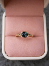 Teal Sapphire Signet
