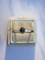 Green Sapphire Mermaid Ring