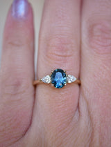 Teal Sapphire Forget Me Not