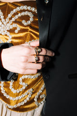 Grand Heart Diamond Signet