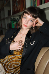 Mini Twin Moths Brooch