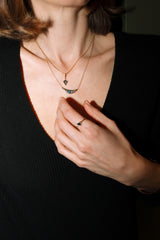 Black Kite Diamond Pendant