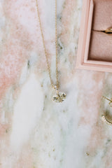 Antique Diamond Hidden Halo Pendant