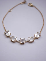 White Sapphire Chain Bracelet