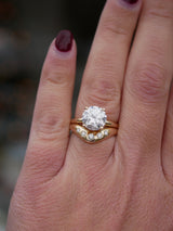 Diamond Puffed Contour Band