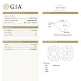 2.09ct 8.05x7.50x4.77mm GIA SI1 J Antique Old Mine Cut Brilliant 22718-01