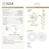 2.01ct 8.07x8.01x5.03mm GIA SI1 Fancy Grey Round Brilliant 18868-01 - Misfit Diamonds