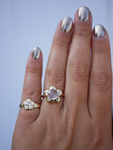 Lilac Flower Power Ring