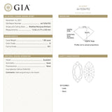 1.00ct 12.66x5.19x2.00mm GIA VS1 D Modern Antique Moval Brilliant 20712-01