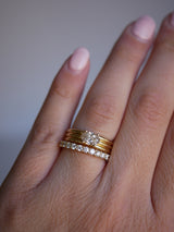 Wide Half Eternity Band
