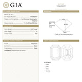 3.01ct 11.33x5.96x5.00mm GIA VS2 D Antique Cut Corner Rectangle Step Cut 19725-01