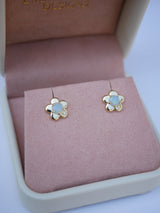 Opal Flower Power Studs