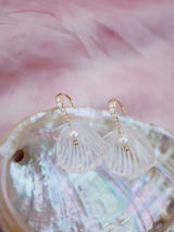 Dew Drops - Large Rock Crystal Shell
