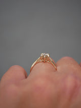 Marquise Diamond Split Shank Ring