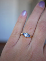 East West Marquise Sapphire Ring