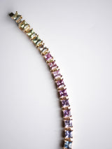 Princess Cut Sapphire Tennis Bracelet