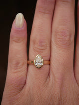 Collette Pear Diamond Ring