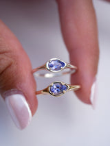 December Tanzanite Signet Ring