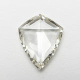2.45ct 12.62x10.21x2.94mm VS1 L-M Shield Rosecut 18961-03 - Misfit Diamonds